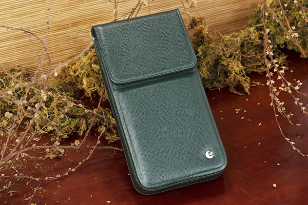 Samsung Galaxy Z Fold6 leather pouch with flap